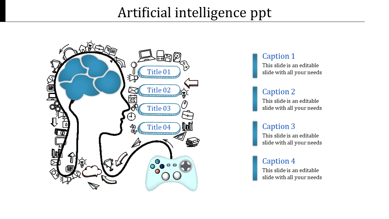 artificial intelligence ppt-artificial intelligence ppt-blue